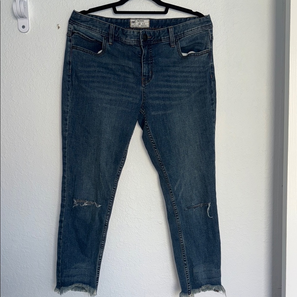 Free People Women's Blue Jeans